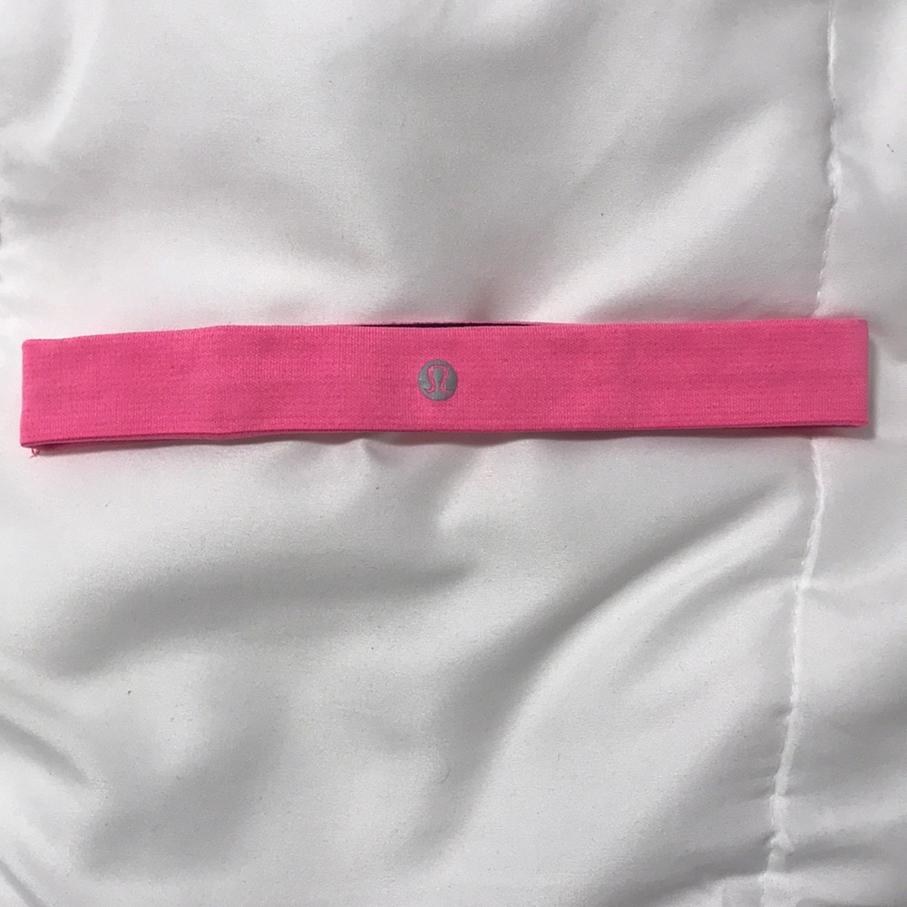 LuluLemon Pink Frizz-Tamer Headband